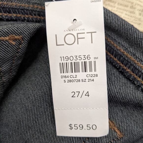 LOFT Modern Boot Dark Wash Jeans - Picture 6 of 6